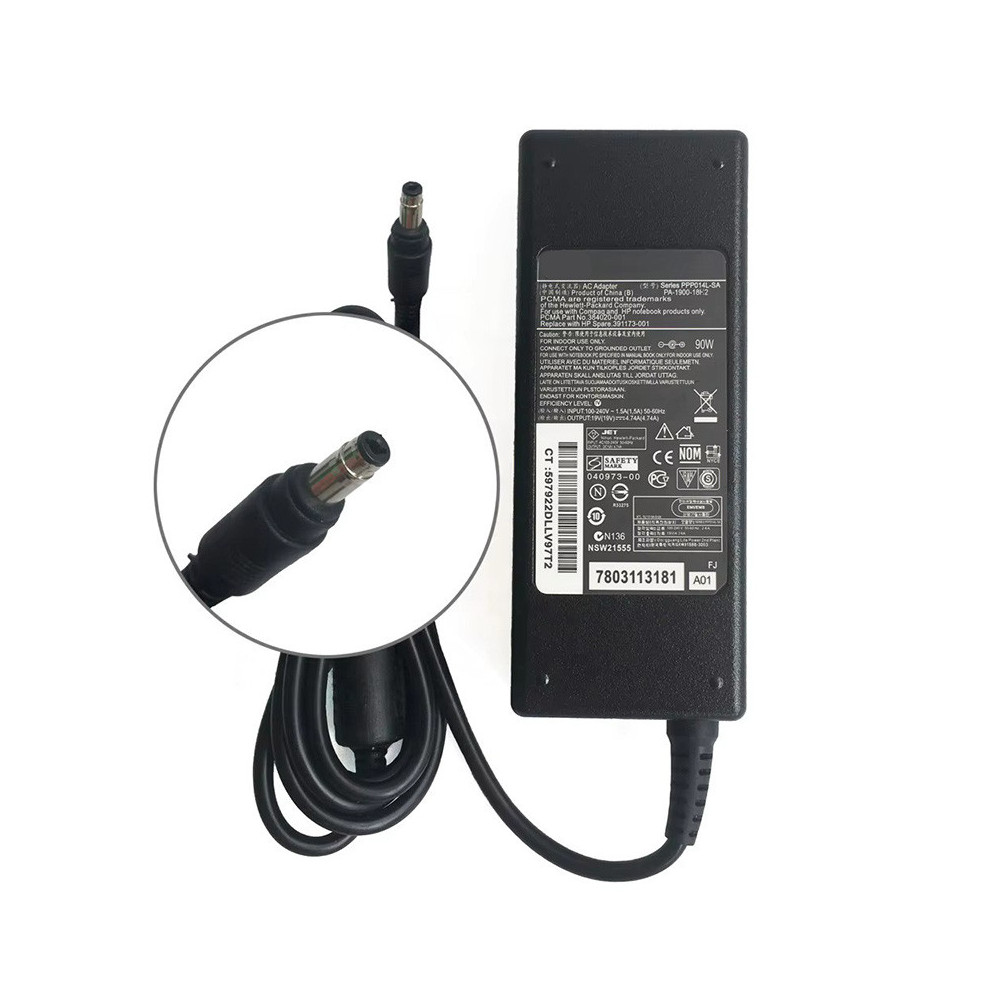 Chargeur HP 19V 4.74A Adaptateur PC Portable HP 19V 4.74A 90W Bullet