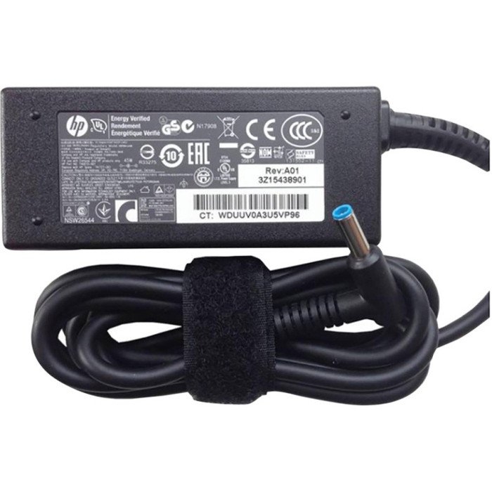 Chargeur HP 19.5V 3.33A - Adaptateur HP 19.5V 3.33A 65W Tête Bleu Original Qualité