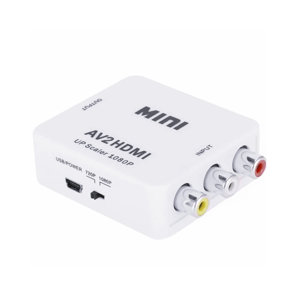 Adaptateur AV/RCA vers HDMI 1080P