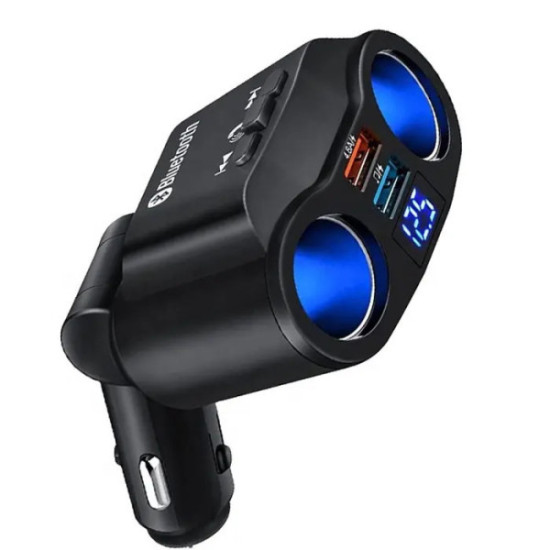 Allume-cigare Voiture Multi-Prises 2 Ports MP3 Bluetooth