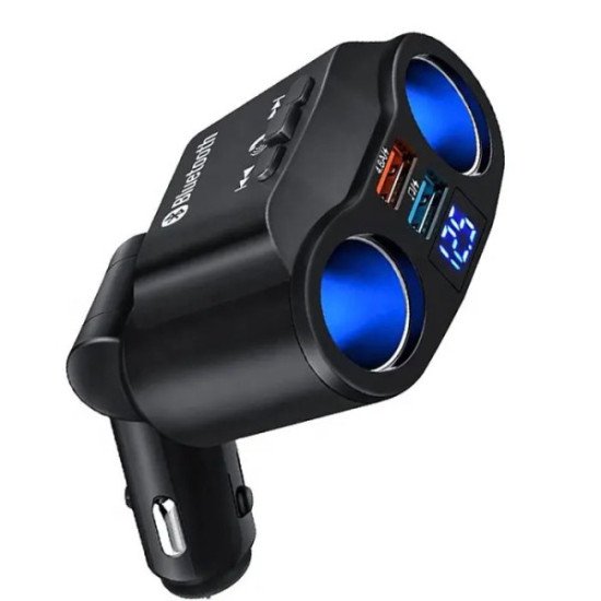Allume-cigare Voiture Multi-Prises 2 Ports MP3 Bluetooth