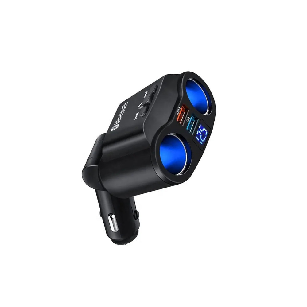Allume-cigare Voiture Multi-Prises 2 Ports MP3 Bluetooth