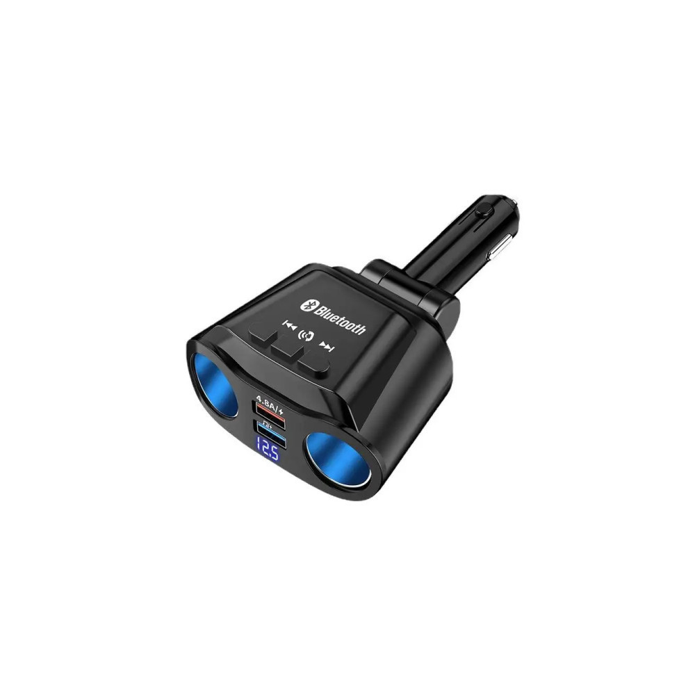 Multi-Prises 2 Ports USB Chargeur 12V/24V avec MP3 Bluetooth