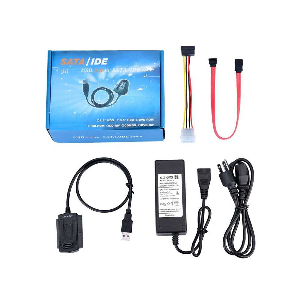 Adaptateur USB vers SATA IDE 2.5" / 3.5"